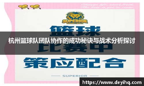 杭州篮球队团队协作的成功秘诀与战术分析探讨